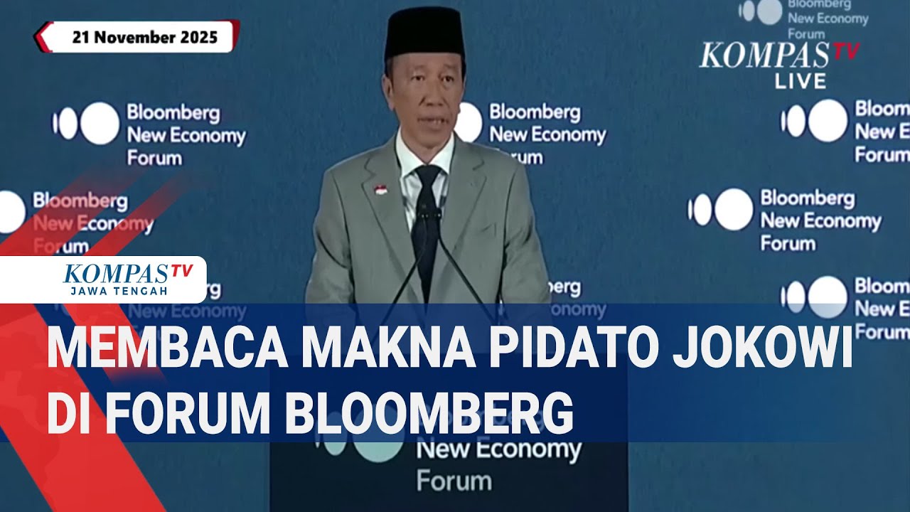 Membaca Makna Pidato Jokowi di Forum Bloomberg