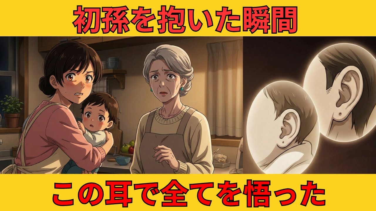 【胸の痛み】　初孫を抱いた瞬間、私はすべてを理解してしまった……あの子の小さな耳を見ただけで。
