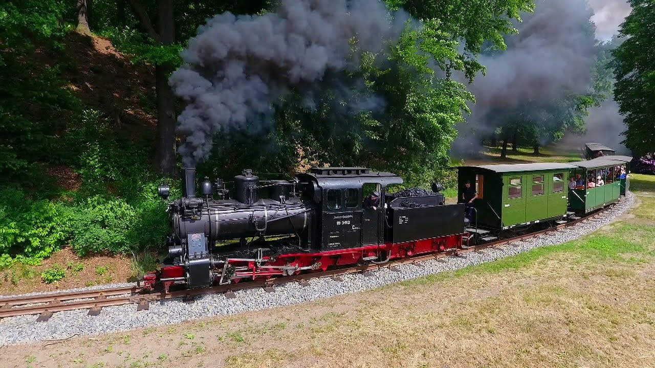 WALDEISENBAHN MUSKAU - Nostalgisch von Park zu Park - Schmalspurbahn - Oberlausitz - SACHSEN