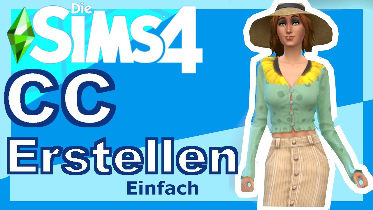 Sims 4 CC ERSTELLEN (einfach) | Kleidung für deine Sims  (deutsch)