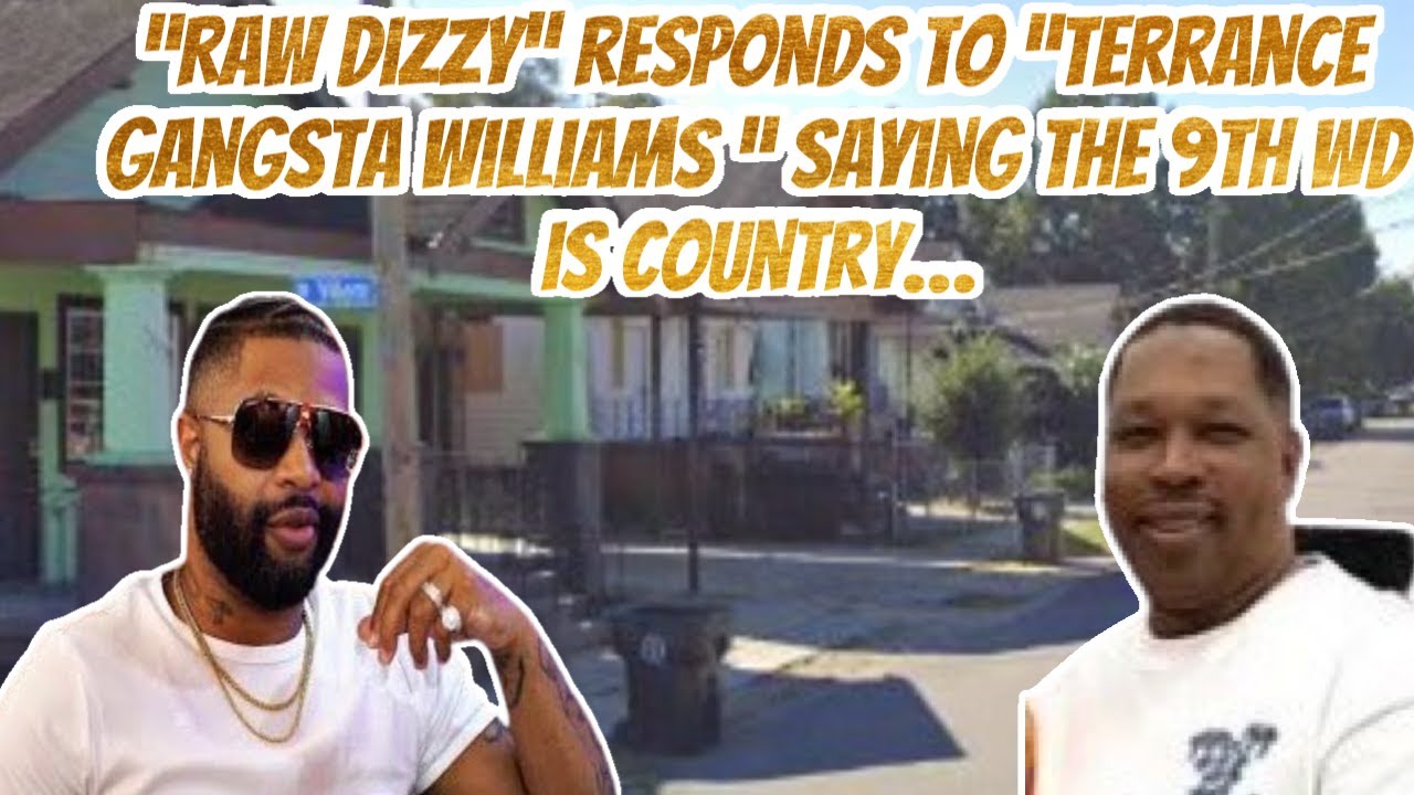 RAW DIZZY RESPONDS TO TERRANCE GANGSTA WILLIAMS SAYING THE 9TH WD IS COUNTRY...