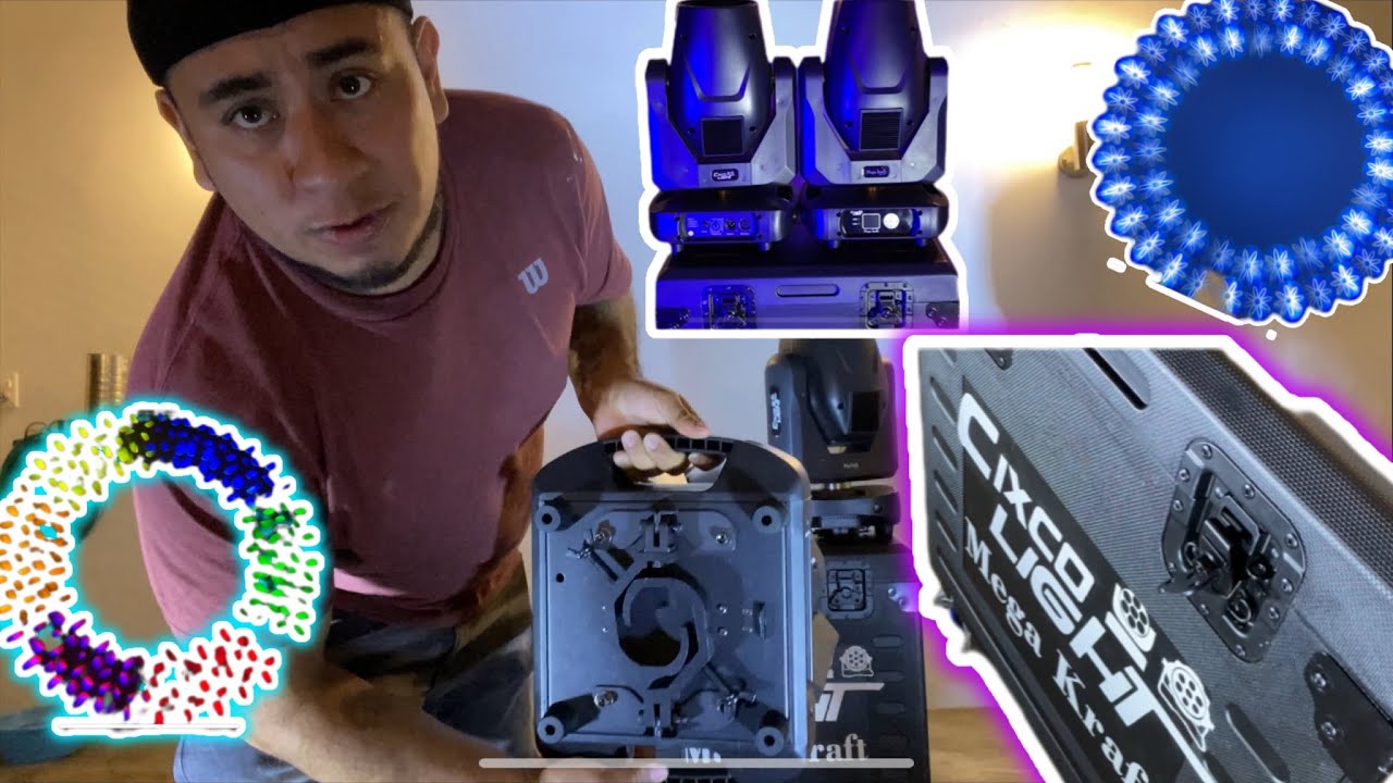 Cabezas Móviles para Sonidos Móviles | Review Beam 8R | Case de Plástico