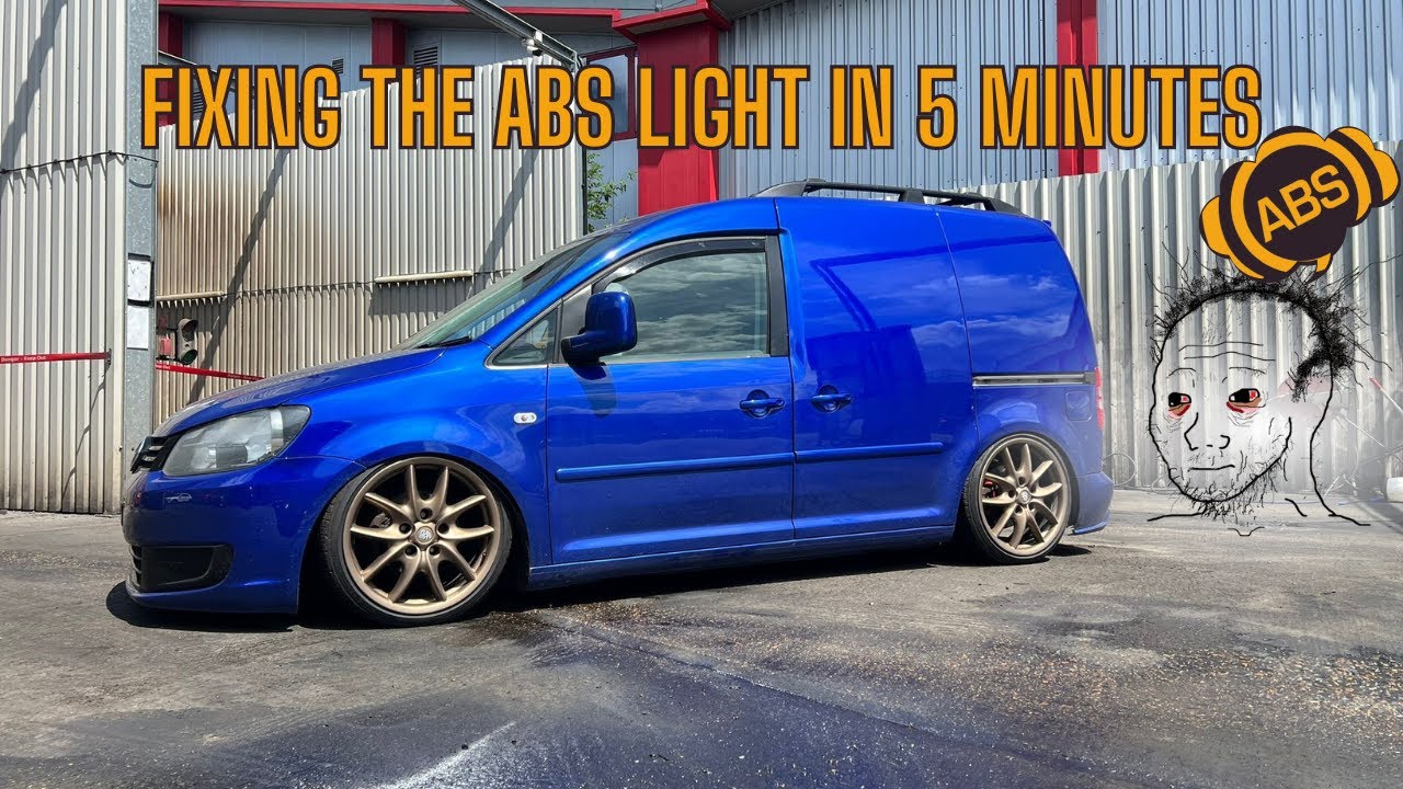 Replacing The Rear ABS Wheel Speed Sensor On A MK3 VW Caddy 2K