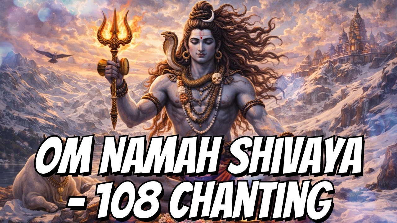 Om Namah Shivaya 108 Times | Powerful Shiva Mantra Chanting for Peace & Positive Energy