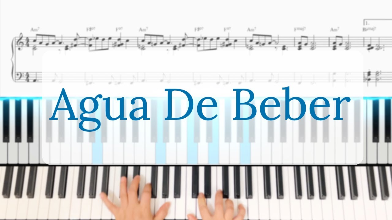 Agua De Beber (Water To Drink) - Bossanova solo piano arrangement/A.C.Jobim