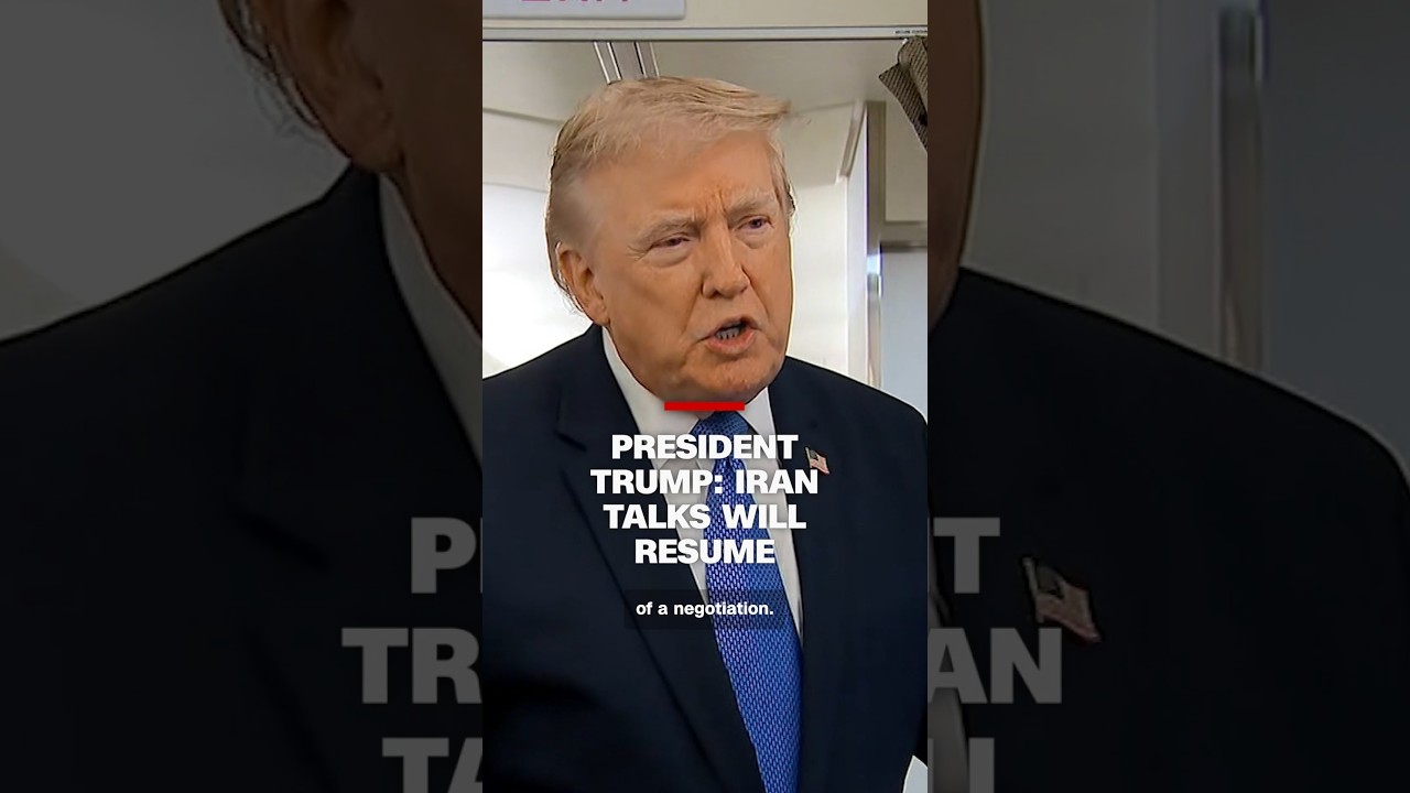 President Trump: Iran talks will resume