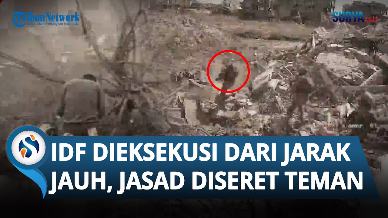 PELURU TEMBUS! Baju Besi IDF TAK MAMPU Adang Serangan BRUTAL Al Qassam, Jasad Zionis Diseret Teman