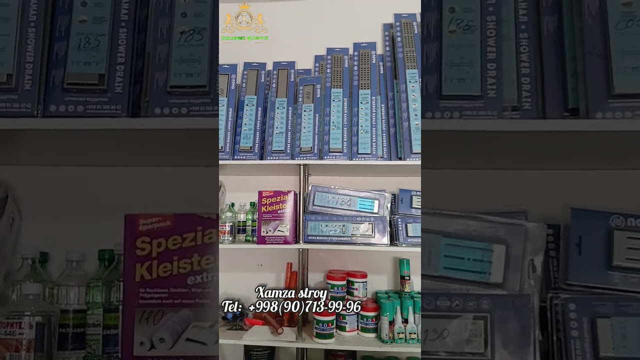 Xamza stroyda yangi tavarlar