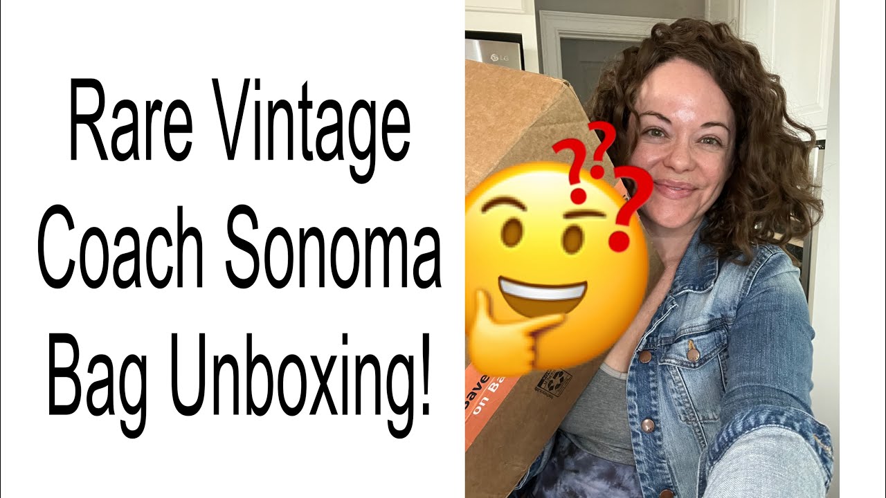 Vintage Coach Bag Unboxing 