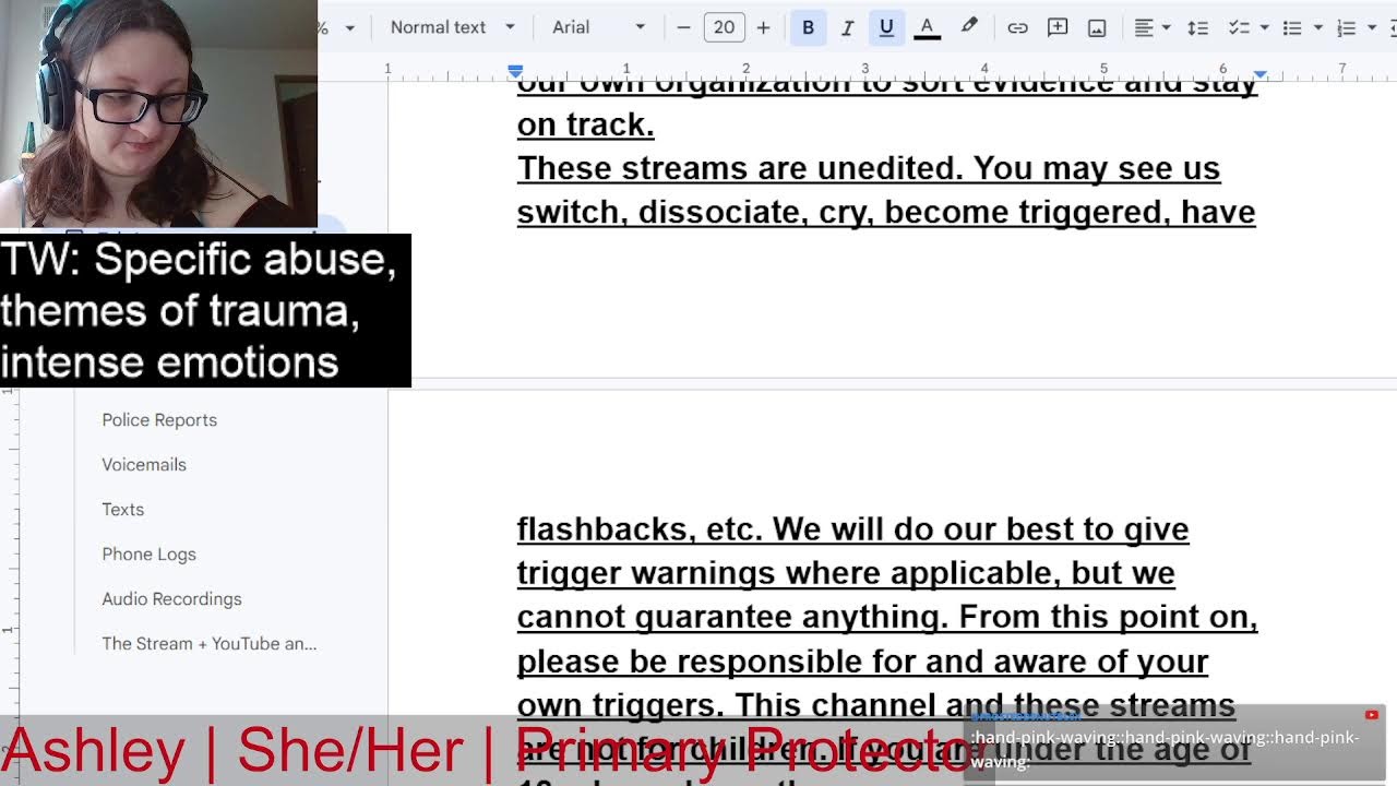 They keep on bringing it up, I keep on smacking it down | DID System