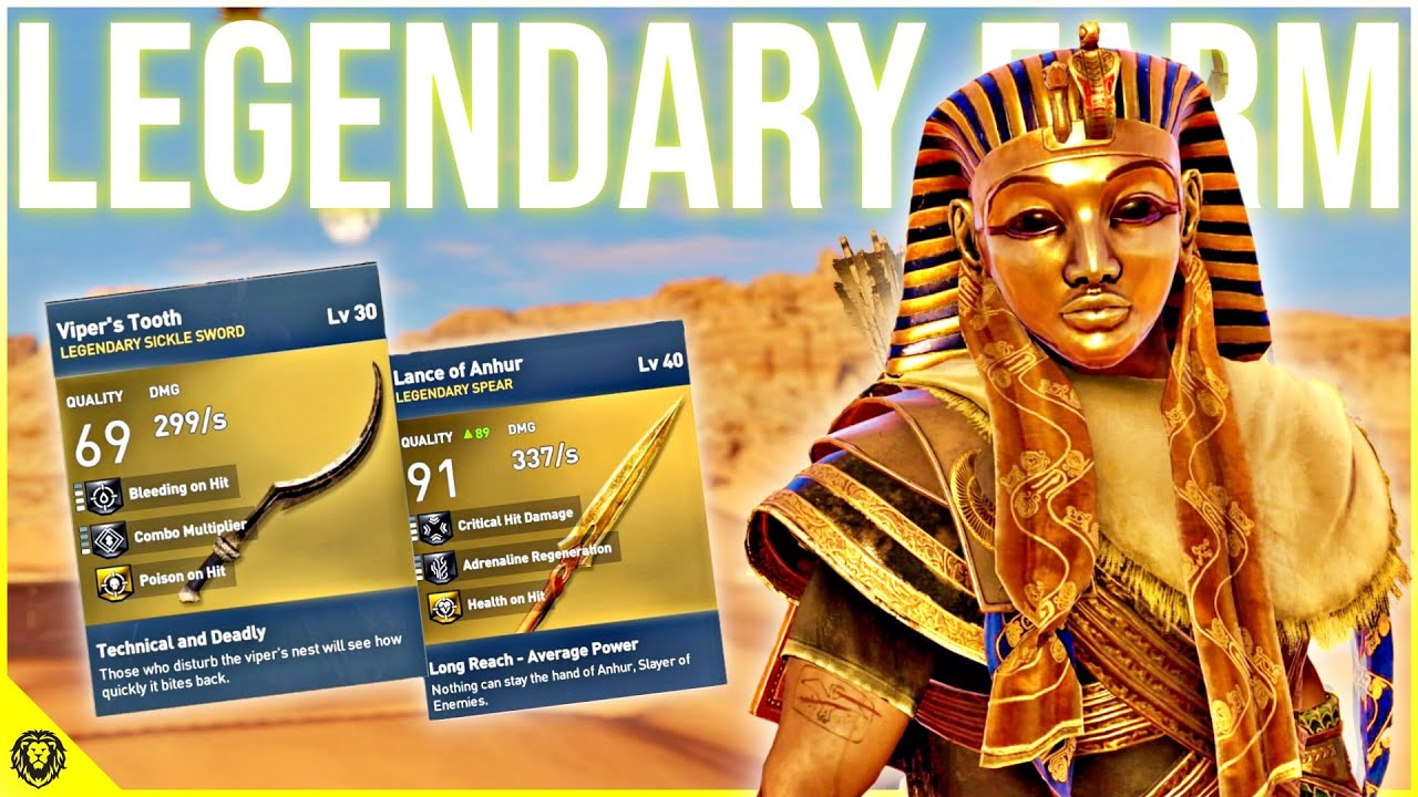 Get ANY LEGENDARY for FREE ! AC Origins