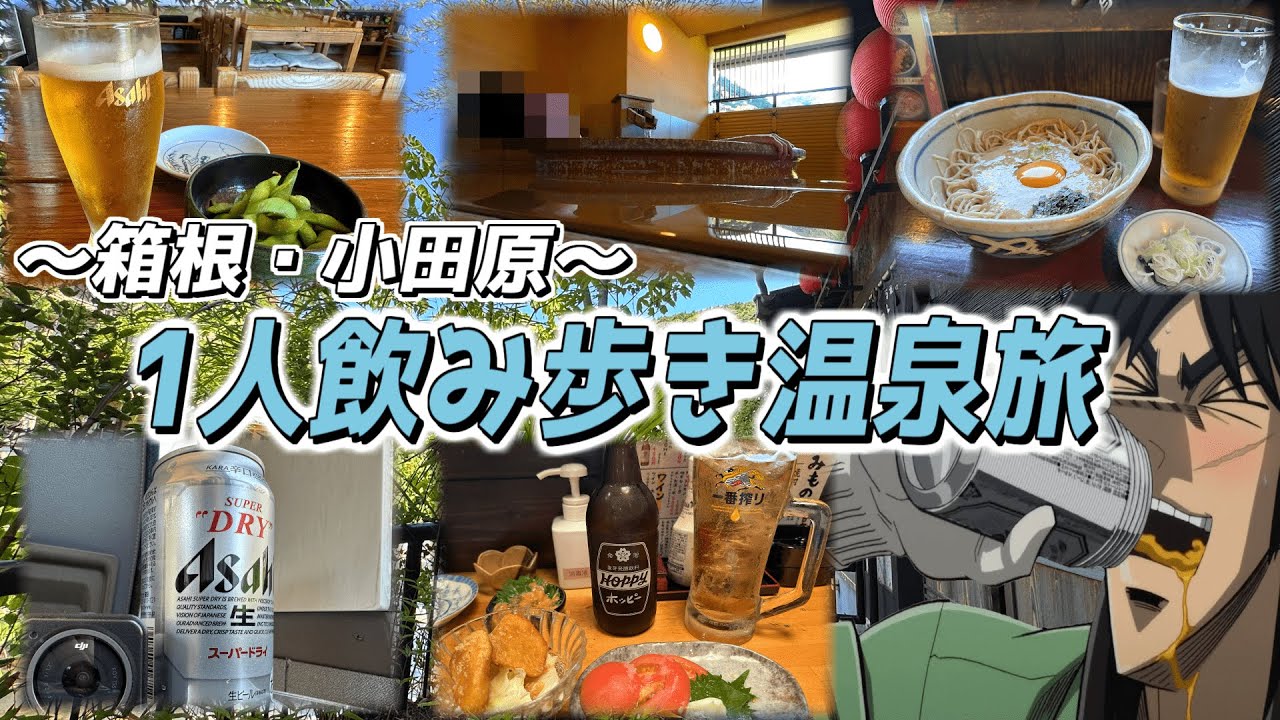 ボッチ債務者による箱根温泉１人飲み歩き旅