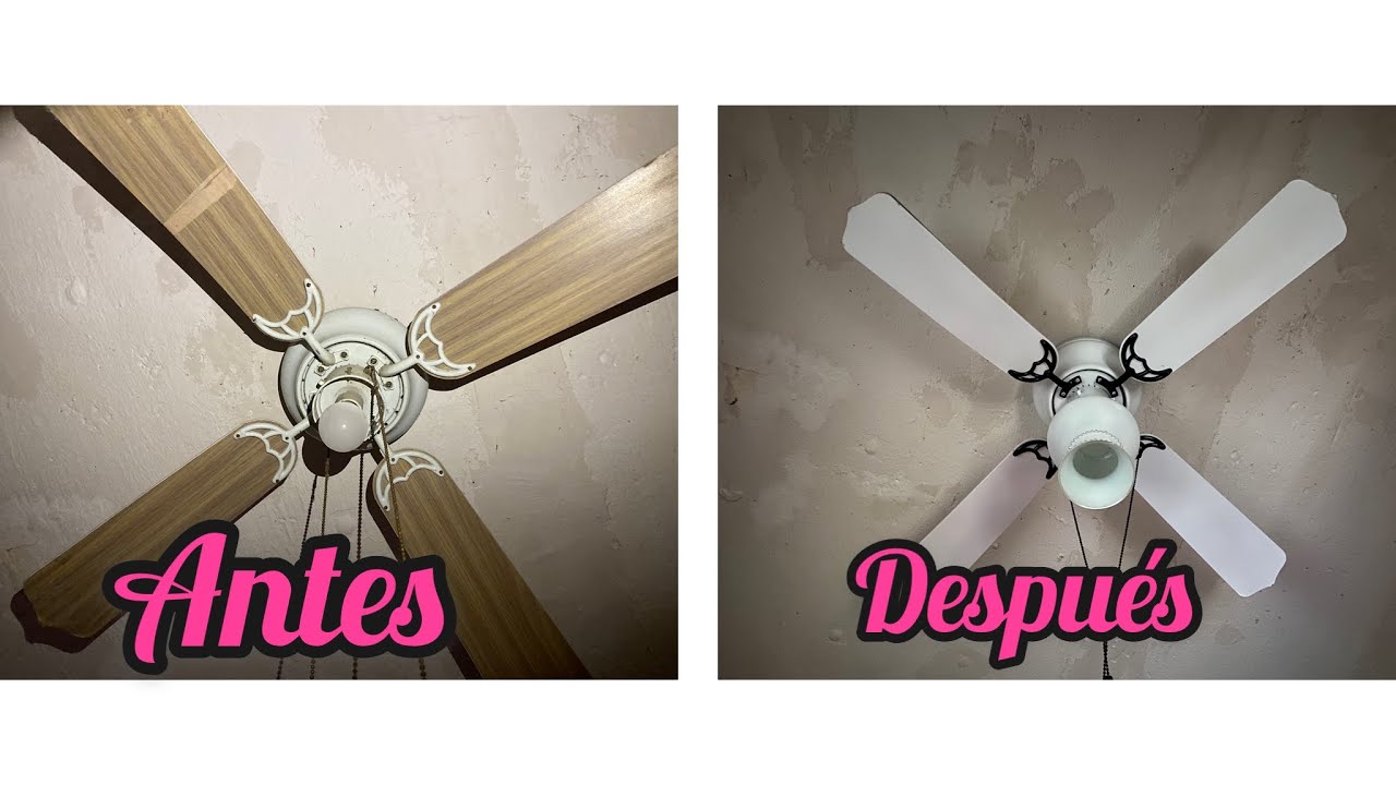 cambia tu ventilador viejito de techo sin gastar casi nada🥰