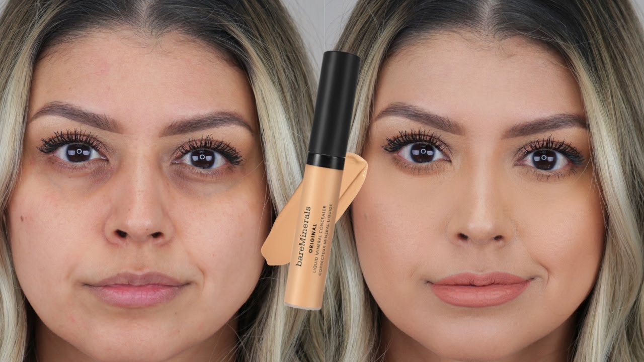 NEWEST CONCEALER FROM BAREMINERALS! ORIGINAL LIQUID MINERAL CONCEALER | REVIEW + WEAR TEST