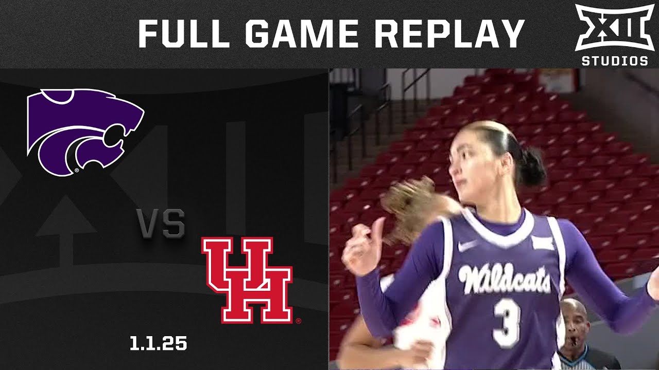Kansas State vs. Houston (1.1.25) Full Game Replay | 2024-25 Big 12 Women's Basketball