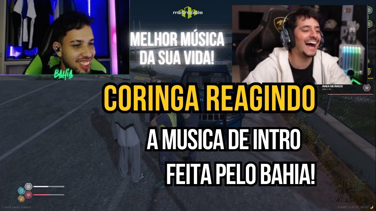 BAHIA MOSTRA SUAS MÚSICAS PRO CORINGA!🔥