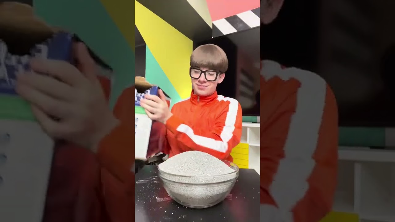 Cat litter art