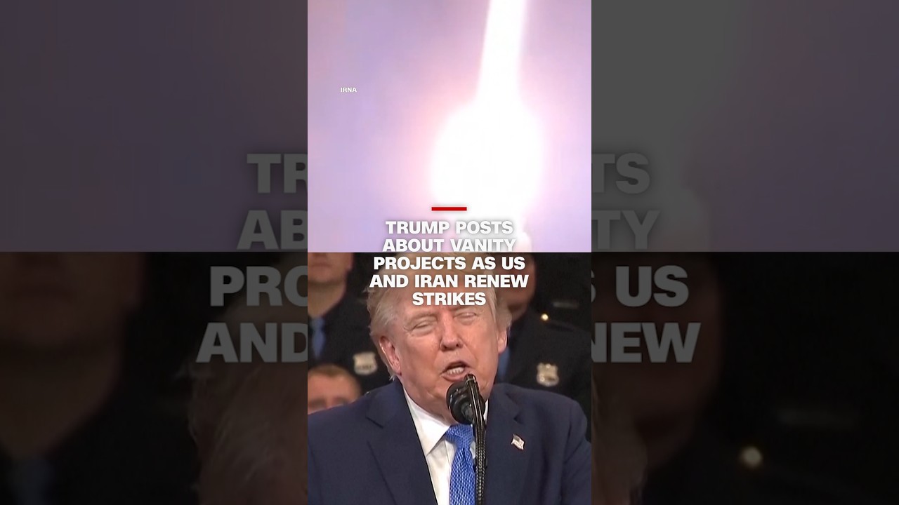 Trump posts about vanity projects as US and Iran renew strikes