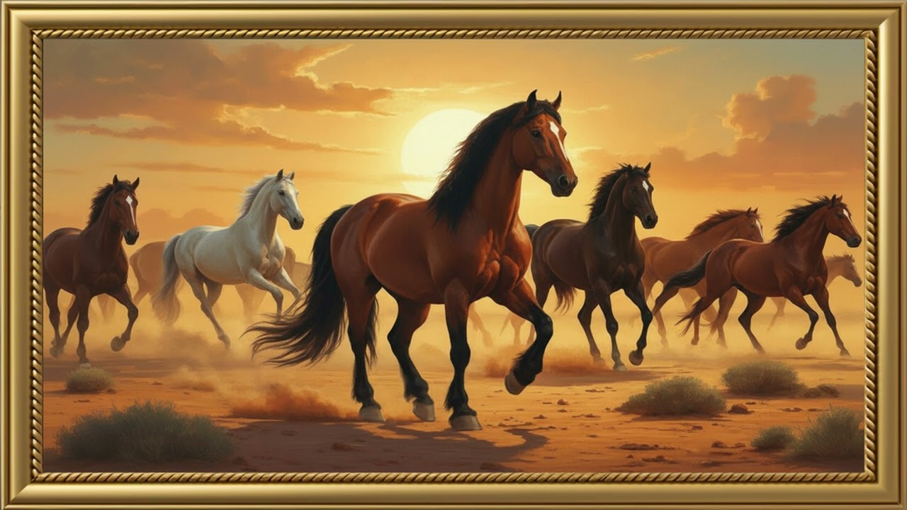 Relaxing TV Artwork 4K | Framed Canvas Art for Smart TV Display