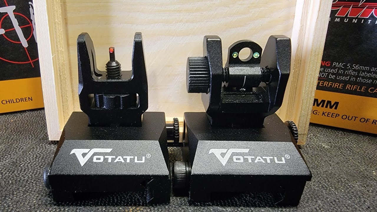 Votatu flip up backup sights