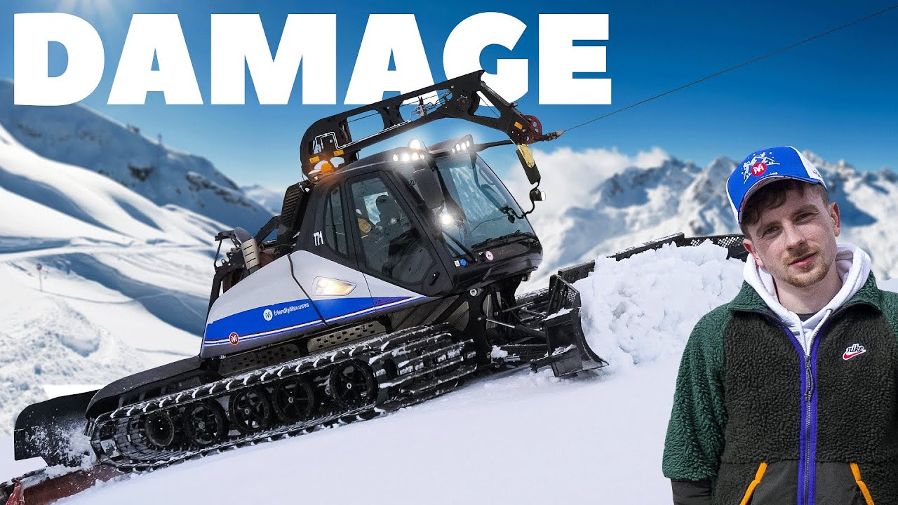 VISITE du centre de D&Eacute;NEIGEMENT et DAMAGE aux Menuires !