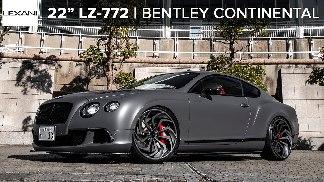 MATTE WRAP EARTH BODY KIT BENTLEY · CARBON FIBER FINISH LEXANI WHEELS