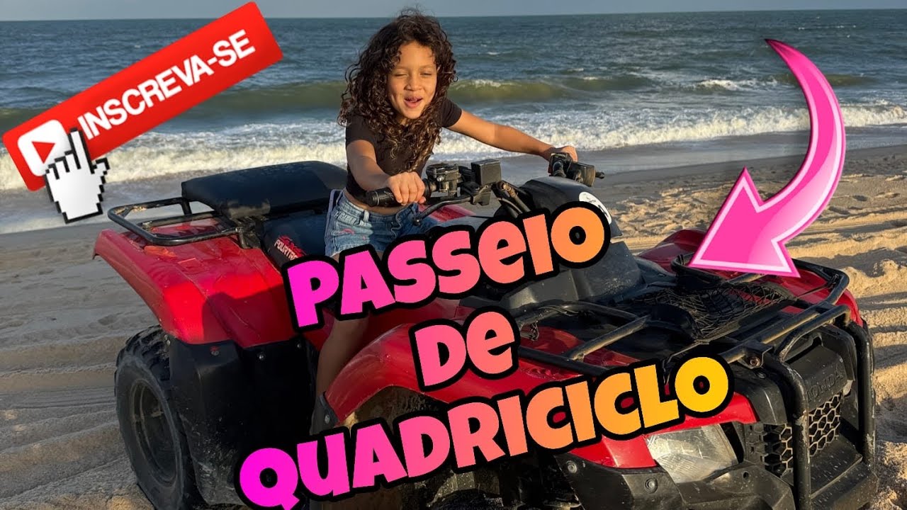 Passeio de quadriciclos com a turma 