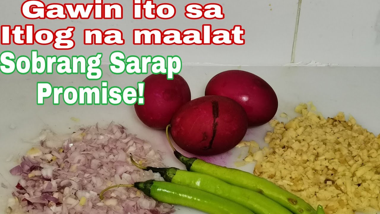 Itlog na maalat gawin ito, tiyak tataob ang kaldero nyo ng sinaing nyo sa sa sobrang sarap
