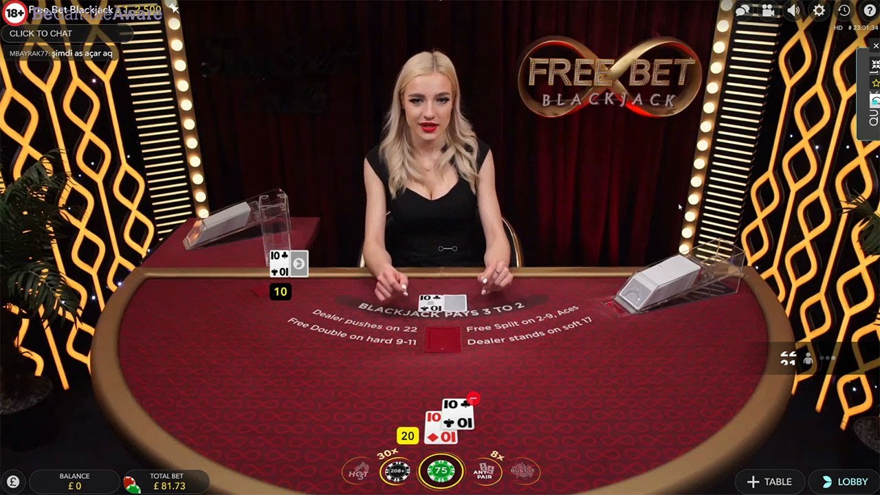 Бесплатная ставка в блэкджек на 81 фунт стерлингов. Обзор с прошлой прямой трансляции.