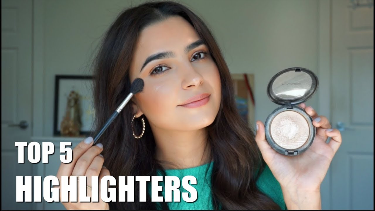 TOP 5 HIGHLIGHTERS FOR INDIAN/OLIVE SKINTONE| Preet Aujla