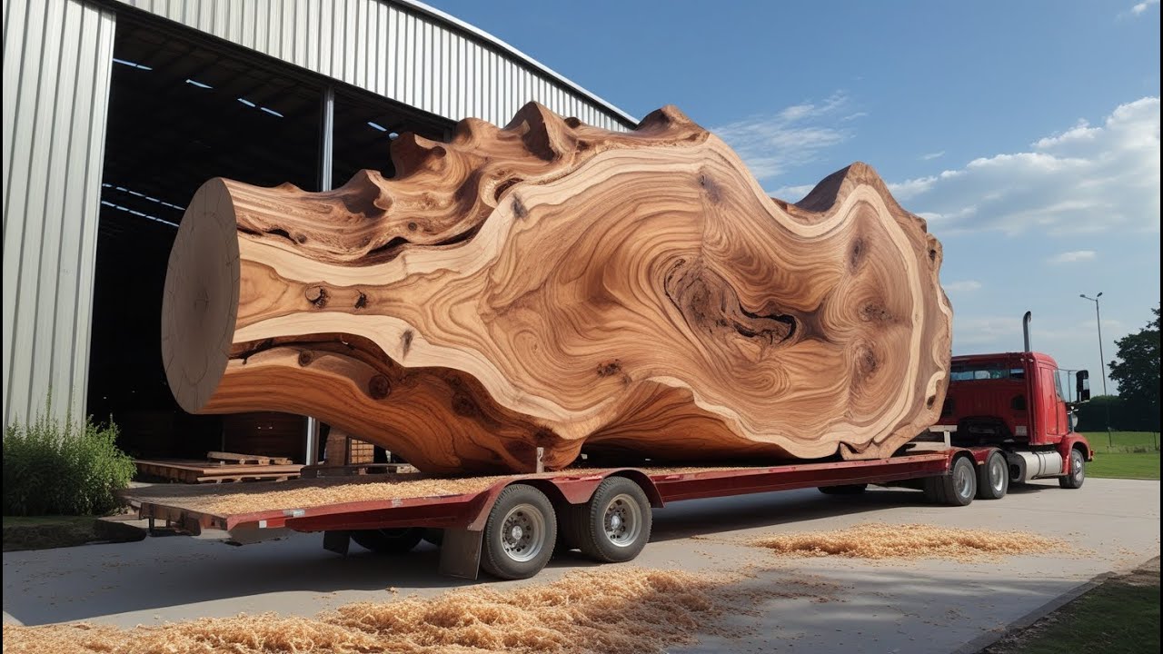 Giant Wooden Log – Furniture Handcrafted & Installed With Precision By Master Carpenters