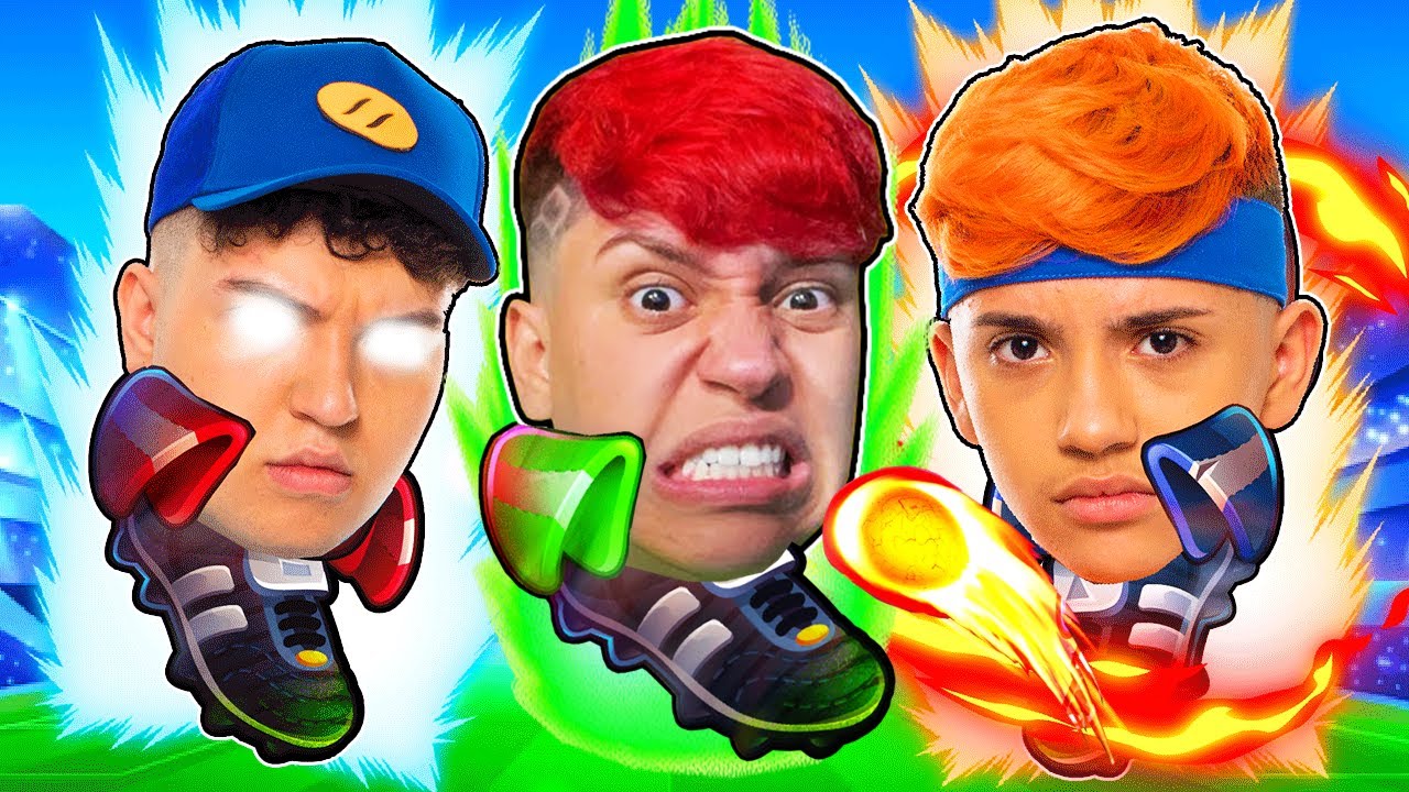 FAMÍLIA ARQUEIRA NO FUTEBOL DE CABEÇÃO COM SUPER PODERES!! (Head Ball)