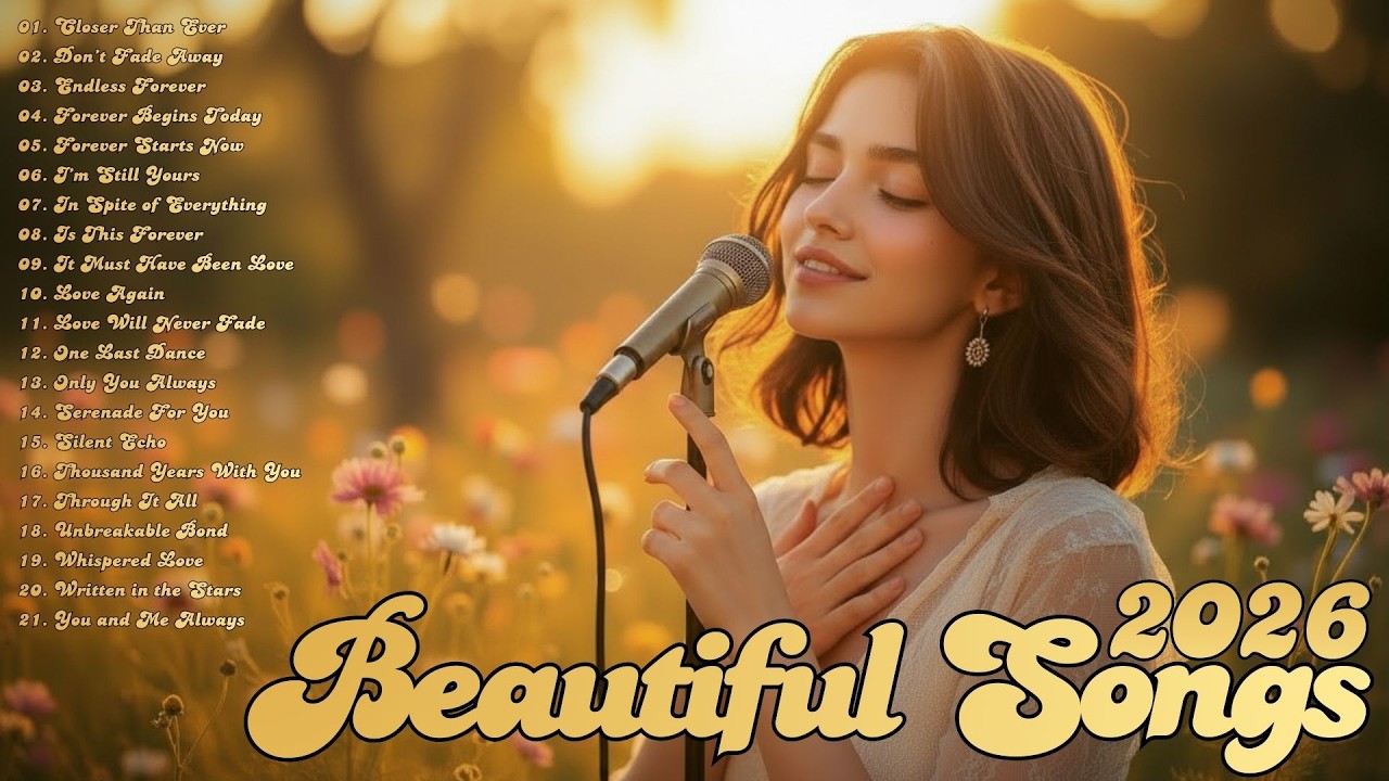 Romantic Playlist 2026 🎶 Beautiful & Calm Songs – Easy Listening Music