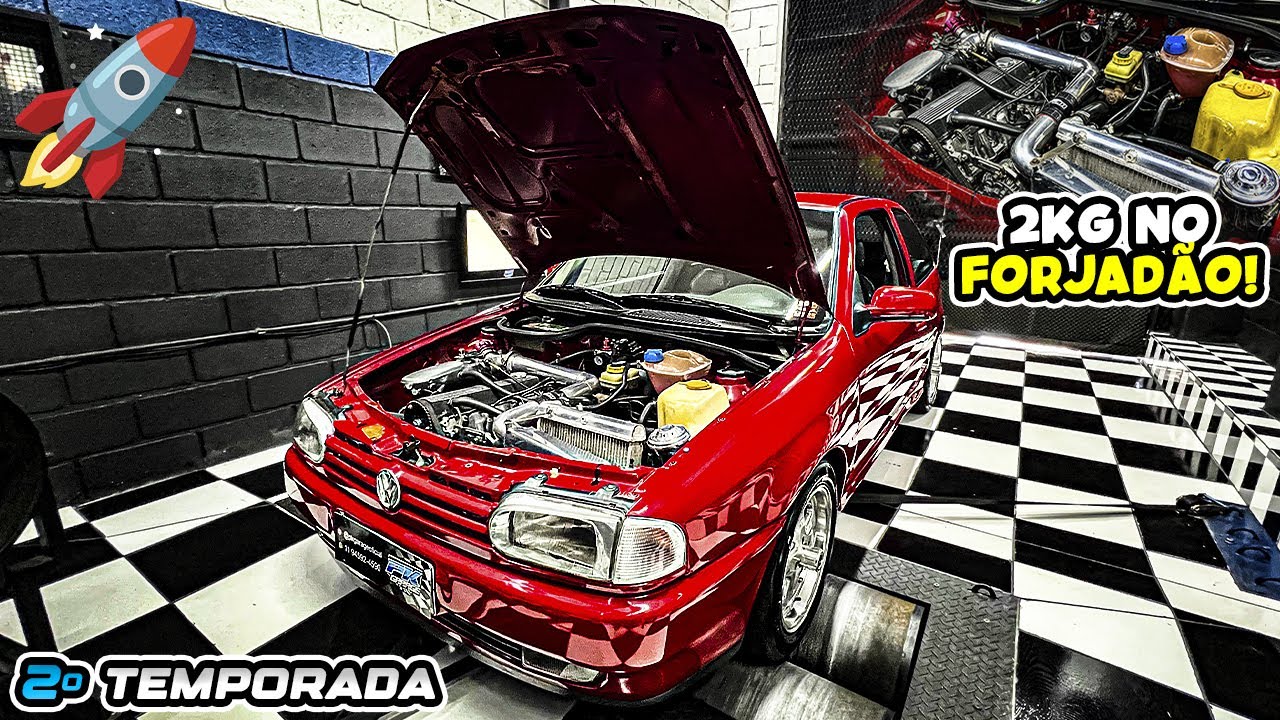 GOL BOLA 1.9 TURBO COM 2KG DE PRESSÃO | RANKING GARAGE CAR 49 | MIOLO FORJADO EP.03 T2