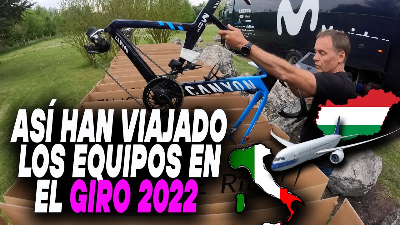¿Cómo han VIAJADO los EQUIPOS de HUNGRÍA a ITALIA en el GIRO 2022?