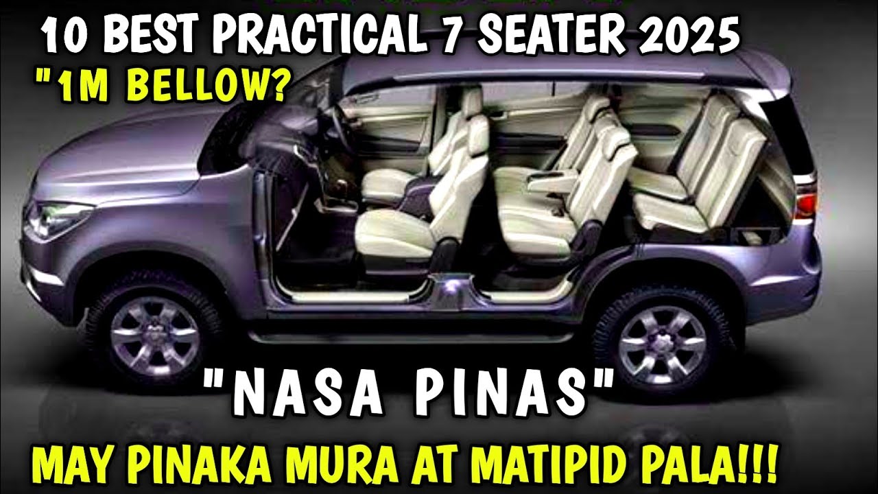 TOYOTA, MITSUBISHI, SUZUKI 10 PRACTICAL 7 SEATER CAR SA PINAS NA MURA PA ANG PRESYO !!