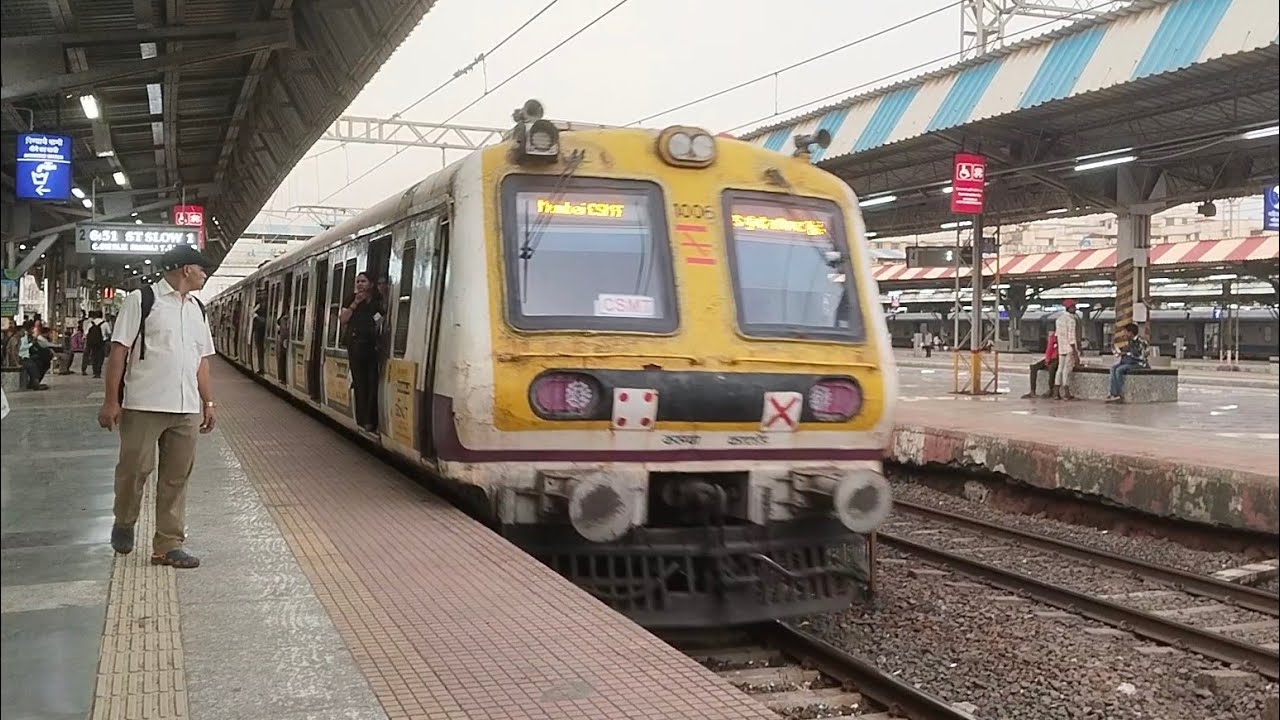 Diva junction railway station local trains video | train videos Indian railways station vlogs 