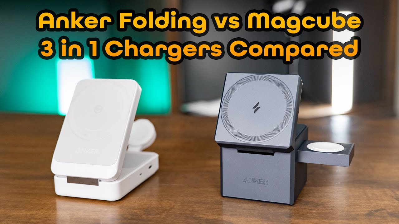 Which To Buy? Anker Folding vs MagCube 3 in 1 Chargers for Iphone, Airpods, and Apple Watch Compared