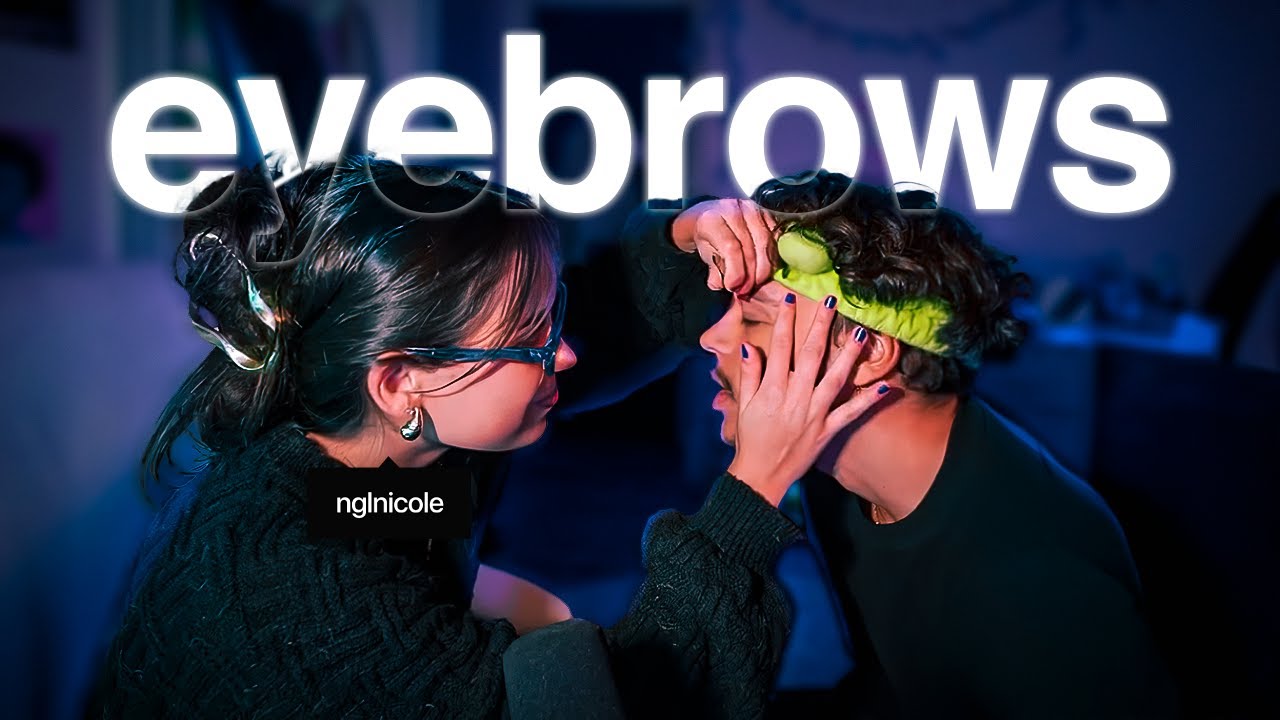 Nicole Does Matheus' Eyebrows!