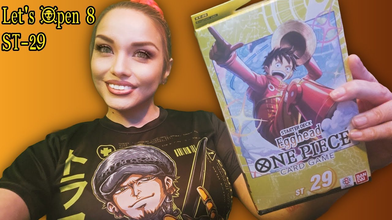 EP 49 ST 29 #Onepiece #onepiecetcg #tcg #bandi #girl #gamergirl  #op14  #unboxing #st29