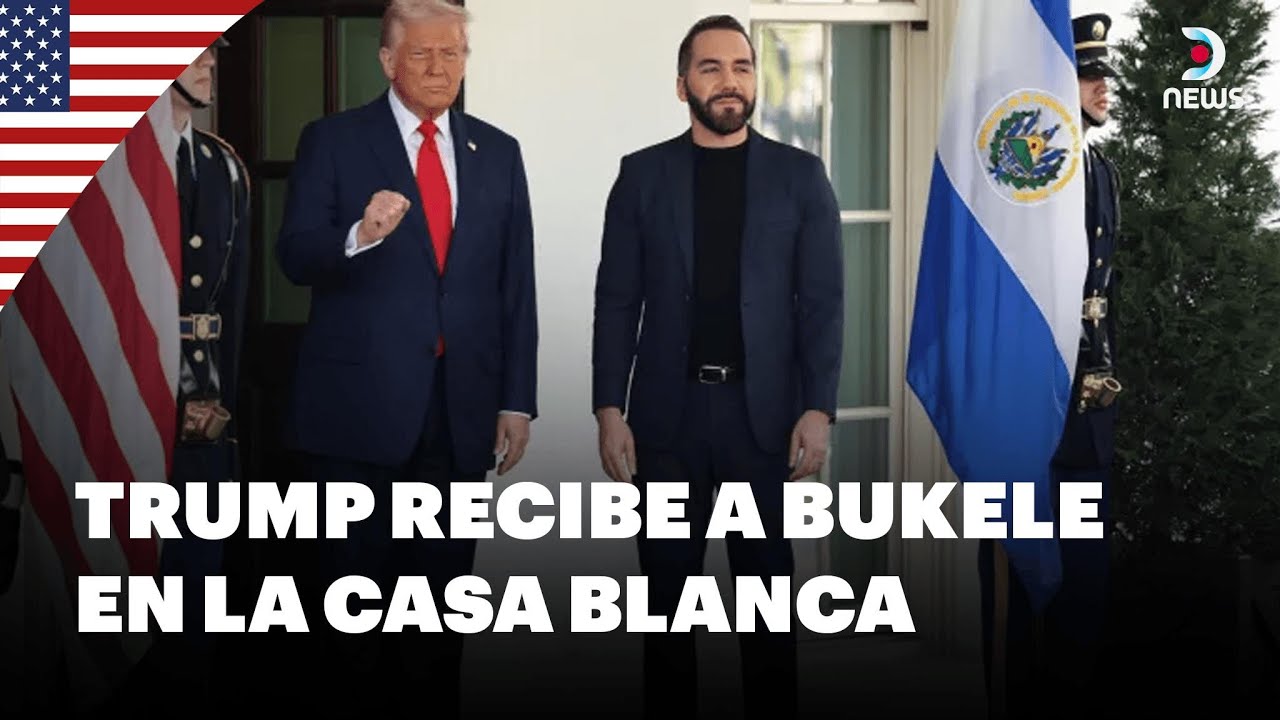 🇺🇸 Donald Trump recibe a Nayib Bukele y hablan sobre deportaciones | DNews