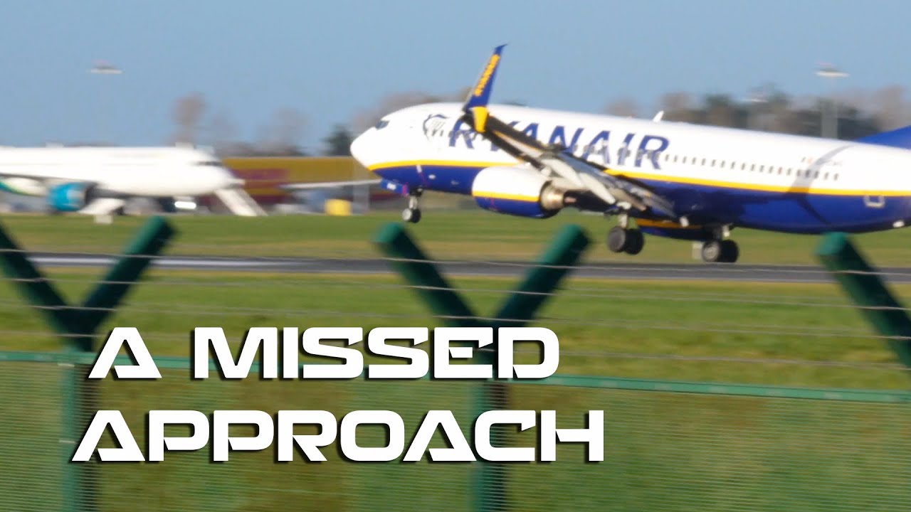 Missed Approach Bologna BLQ - Dublin DUB Ryanair 737 FR9457 