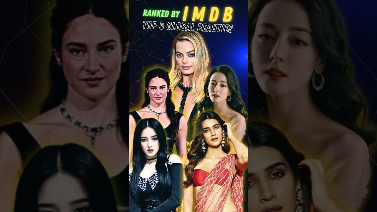 Top 5 Most Beautiful Actresses Ranked By IMDB 2025 #topactresses #factsinhindi #facts #factsdaily