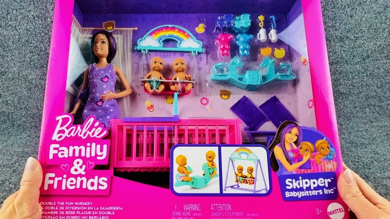 ASMR Unboxing Barbie Family & Friends! Skipper Babysitters! & More Playsets &ndash; Fun Toys Review!