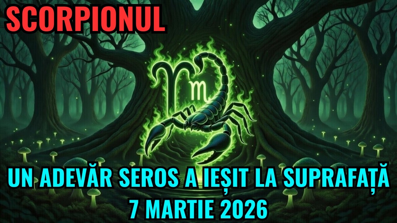 SCORPION♏TE LOVESTE CEVA PE 7 MARTIE ⚡UN ADEVĂR SERIAL ESTE PE CARE SĂ IEȘEASCĂ LA SUPRAFATĂ
