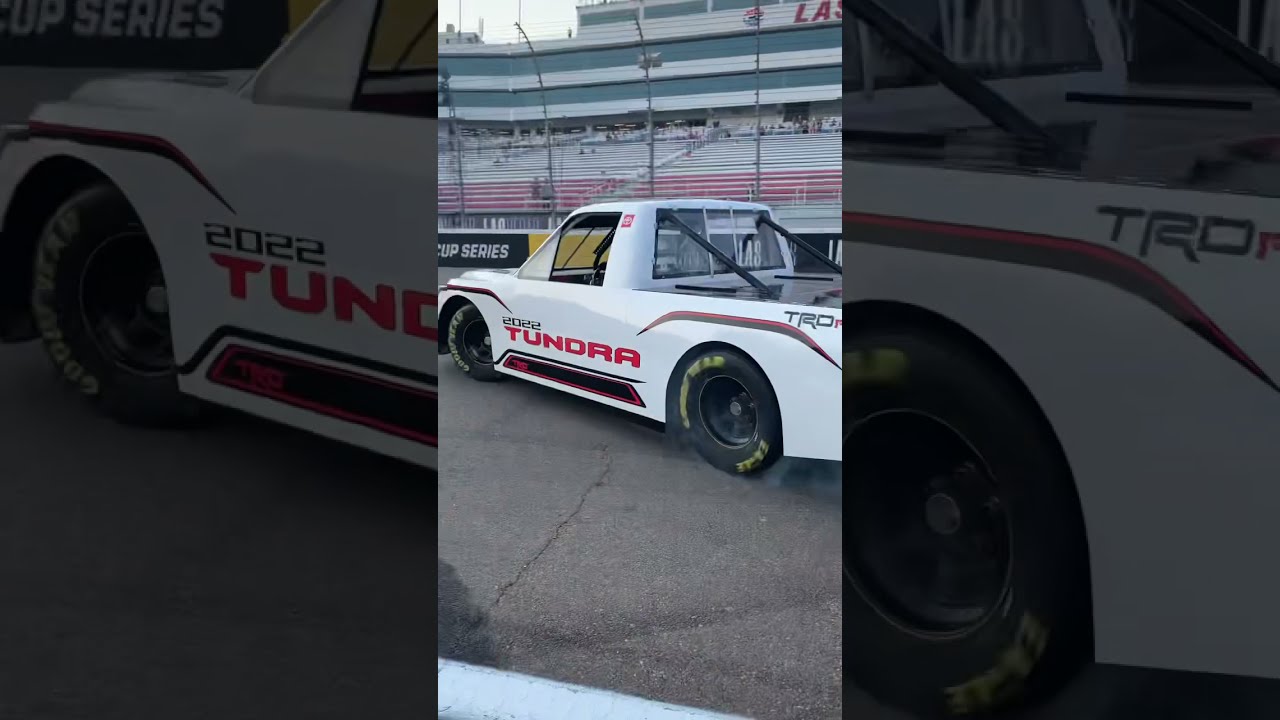 Kyle Busch Does a Burnout in the New 2022 