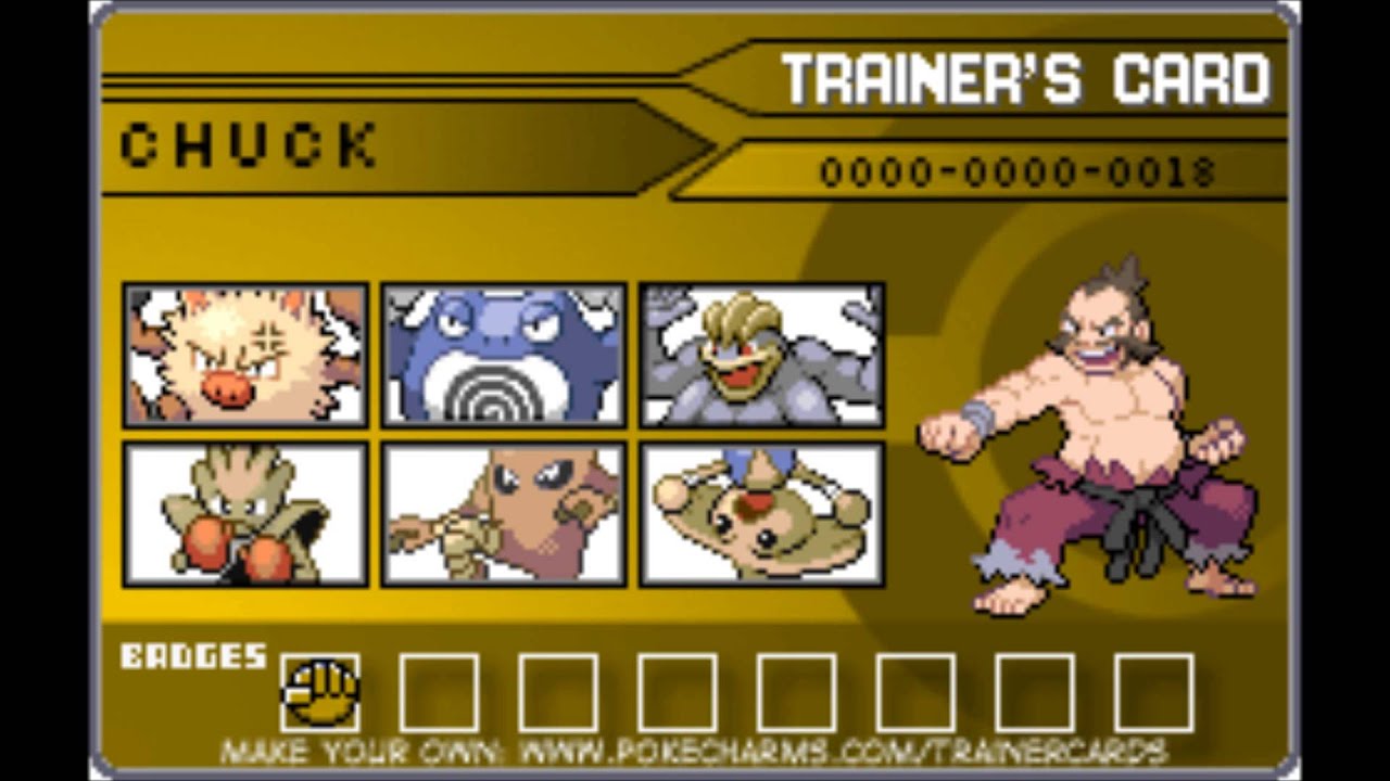Johto Gym Leaders Trainer Cards