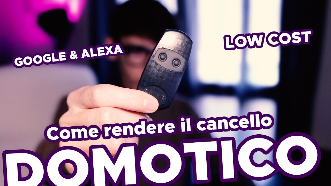Come aprire qualsiasi cancello con Google e Alexa a Km di distanza? Ecco la soluzione LOW COST!