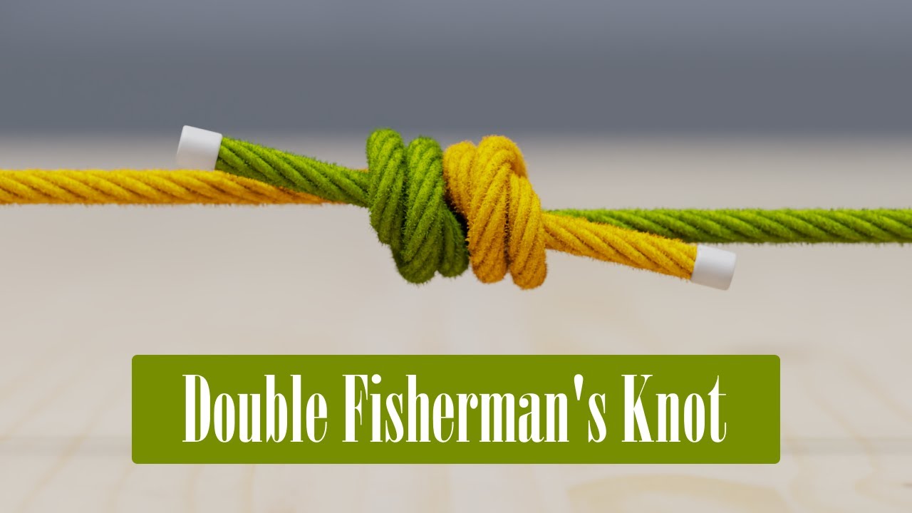 How to Tie the Double Fisherman's Knot - Strongest Rope Joining Knot for Climbing, Caving, Rescue