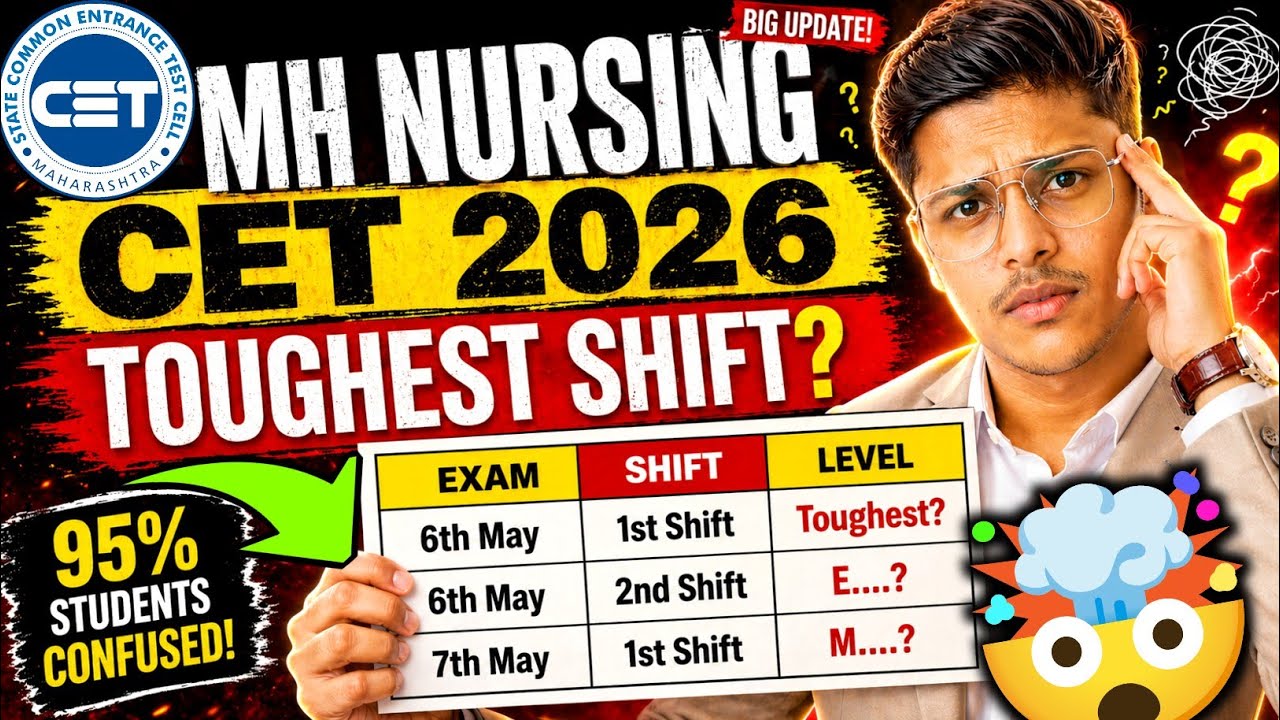 Mh Nursing CET 2026🤯| Toughest Shift❓| Important Questions & Chapters | Previous Year Question Paper